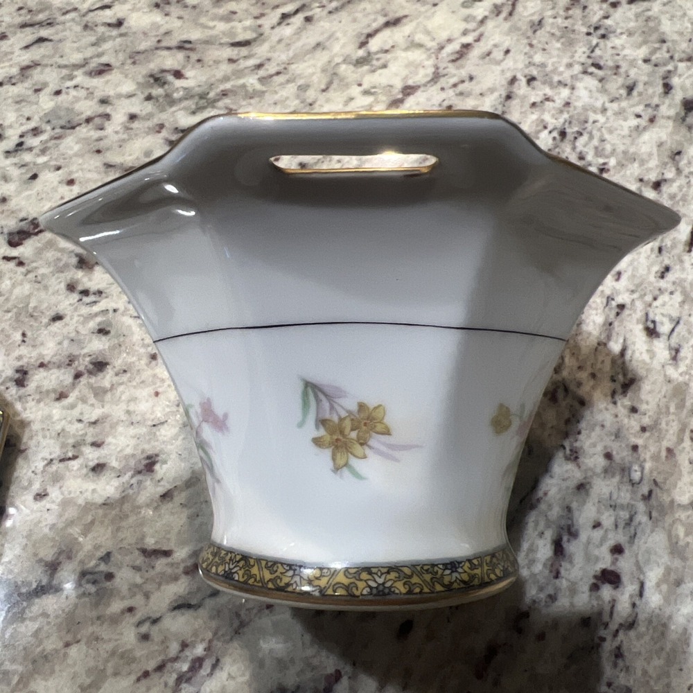Haviland Limoges Coromandel Sugar Bowl Lid Coffee Tea Handle Covered Gold Floral - Picture 6 of 12